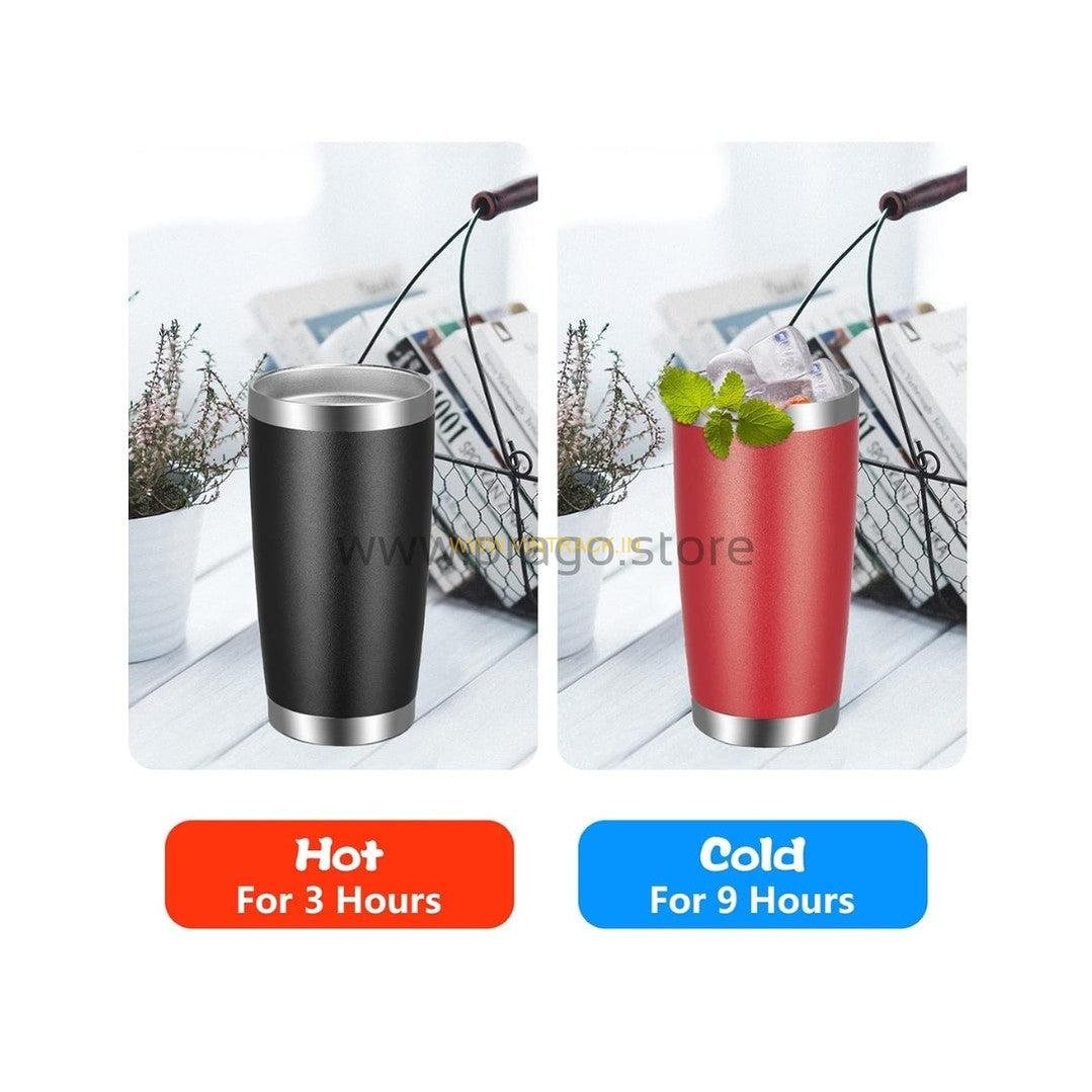 Stainless Steel Vacuum Insulated Tumbler with Lid | Double Wall Travel Mug for Hot & Cold Drinks | Durable Leak-Proof Coffee Cup for Office, Home, Gym & Outdoor Travel - Image 4