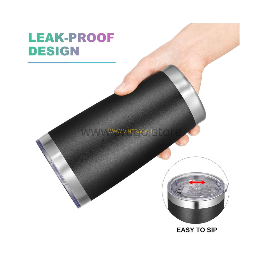 Stainless Steel Vacuum Insulated Tumbler with Lid | Double Wall Travel Mug for Hot & Cold Drinks | Durable Leak-Proof Coffee Cup for Office, Home, Gym & Outdoor Travel - Image 5