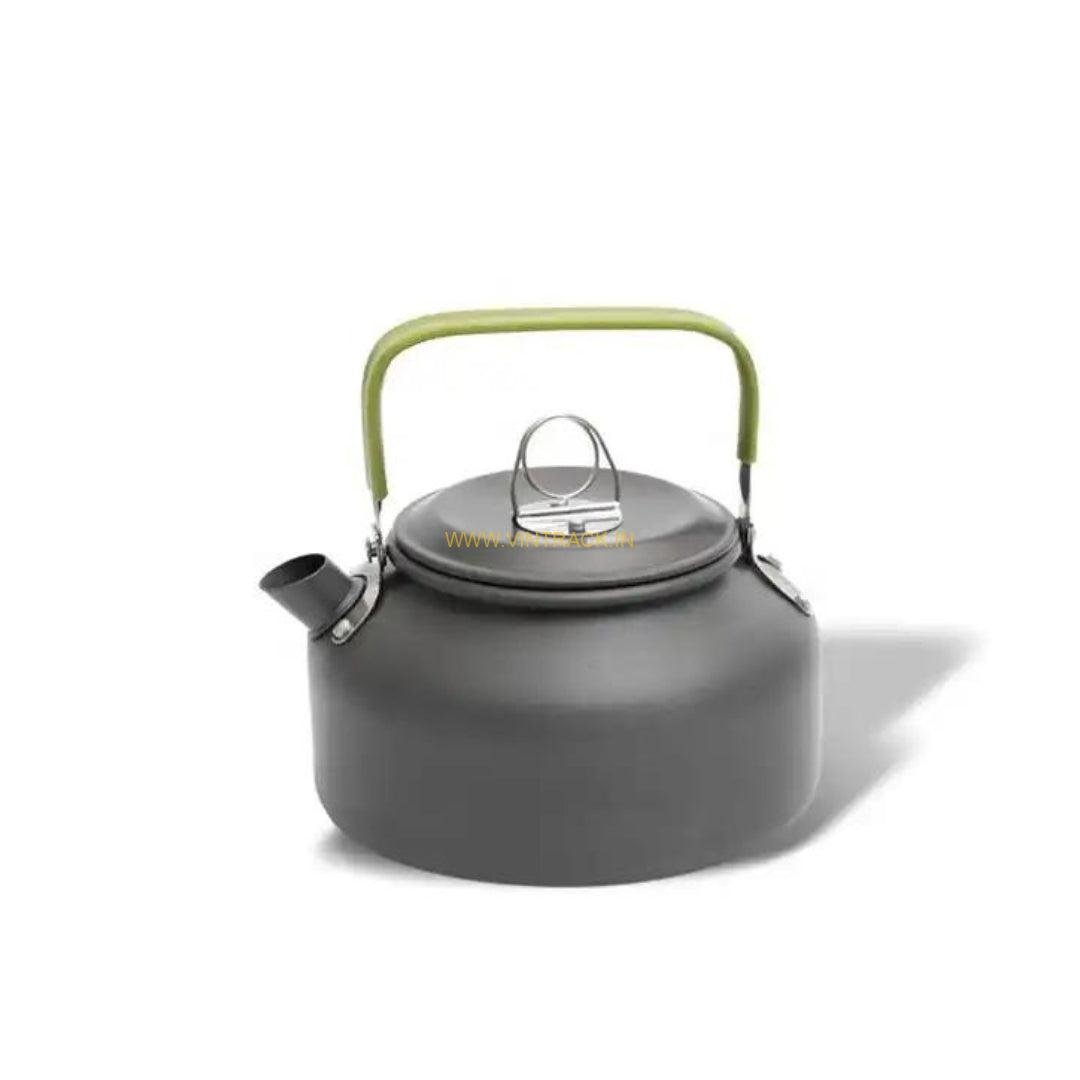 Camping Tea Pot 800ml | Lightweight Portable Aluminum Alloy Kettle for Outdoor Cooking | Compact Teapot for Hiking, Trekking, Travel & Picnic