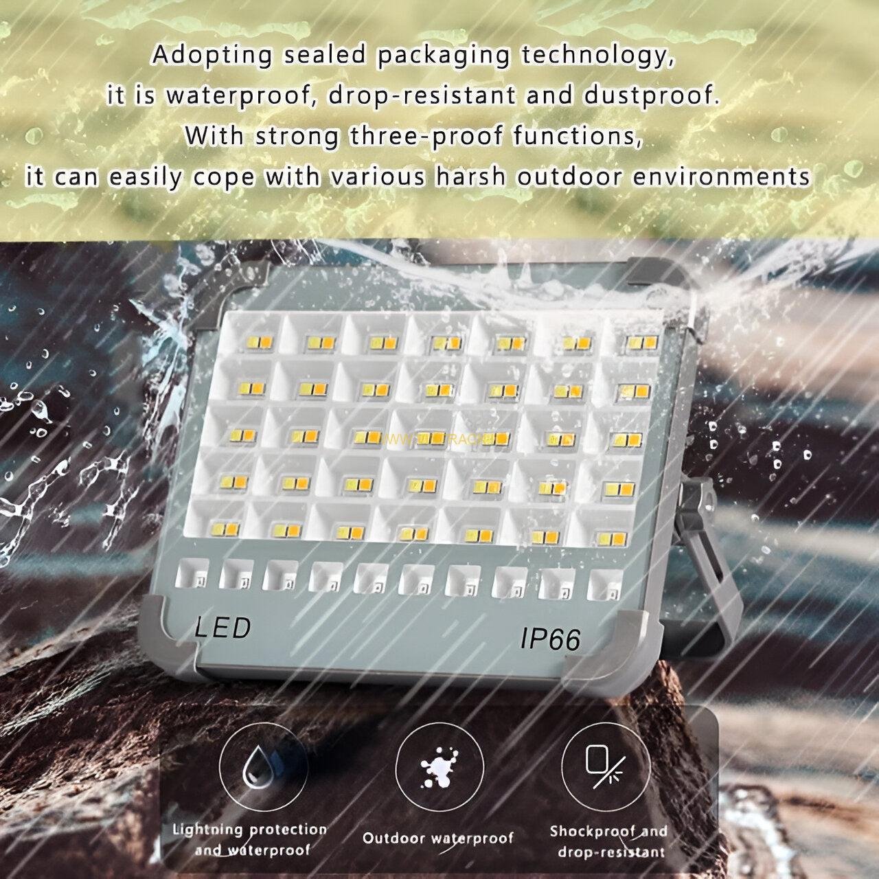 Multi-function Outdoor Solar Charging Camping LED Light 200W | Portable Solar Lantern with USB & Emergency Power PS183 - Image 2