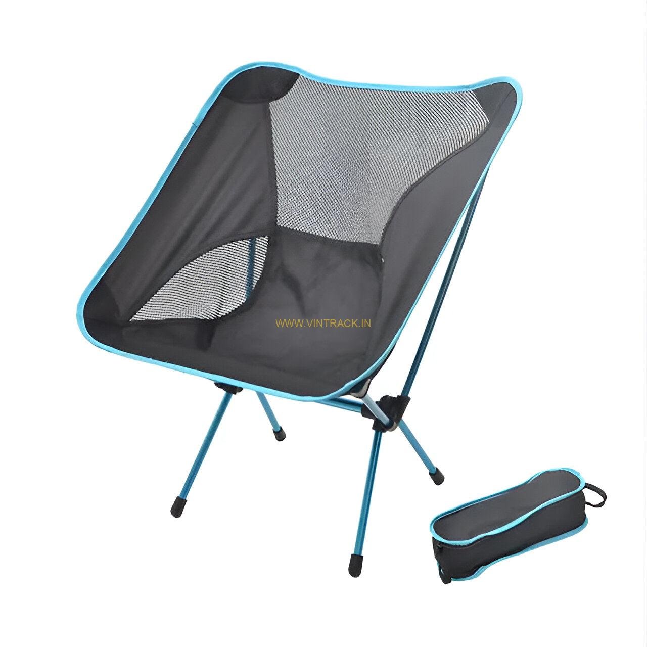 Lightweight Comfortable Outdoor Folding Camping Chair PS119 | 800g Portable Chair with 135kg Weight Capacity for Hiking, Travel, Fishing & Picnic
