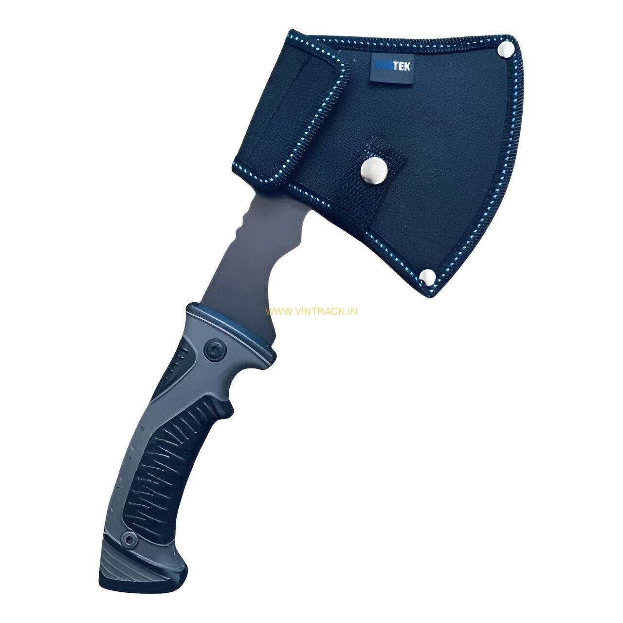 Multi-Function Axe Outdoor Stainless Steel Camping Survival Tool PS214 | Portable Multi-Purpose Hatchet for Hiking, Trekking, Travel & Emergency