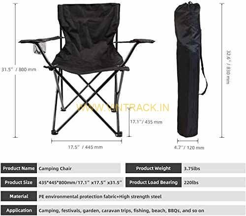 Camping Chair PS150 – Lightweight Foldable Aluminum Outdoor Chair for Camping, Hiking, Fishing & Travel - Image 5