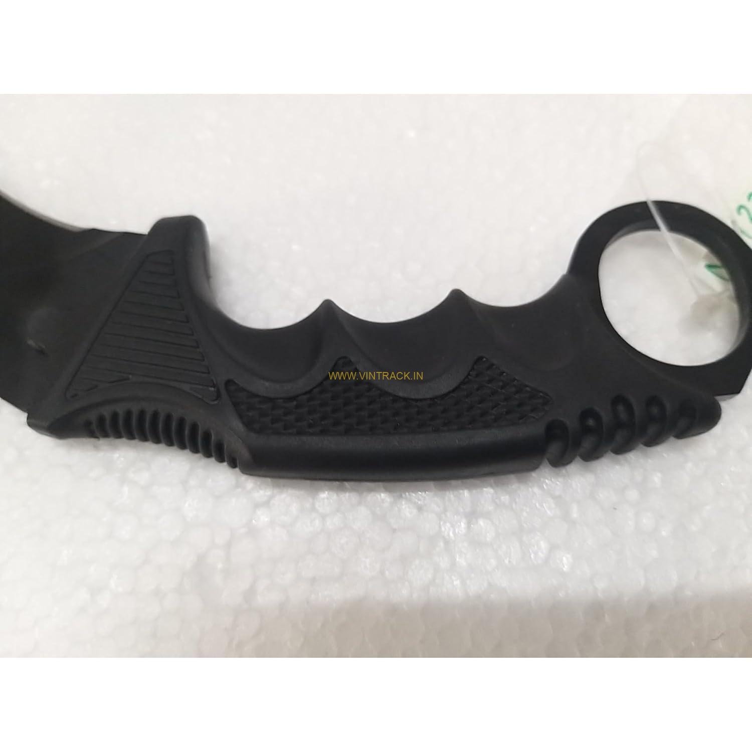 Kukri Survival Knife | Heavy-Duty Outdoors Kukri Machete with Full-Tang Carbon Steel Blade & Ergonomic Handle | Tactical Camping, Bushcraft & Emergency Rescue Knife with Leather/Nylon Sheath - Image 6