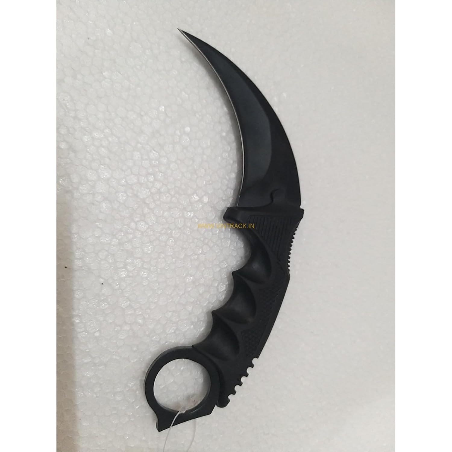 Kukri Survival Knife | Heavy-Duty Outdoors Kukri Machete with Full-Tang Carbon Steel Blade & Ergonomic Handle | Tactical Camping, Bushcraft & Emergency Rescue Knife with Leather/Nylon Sheath - Image 5