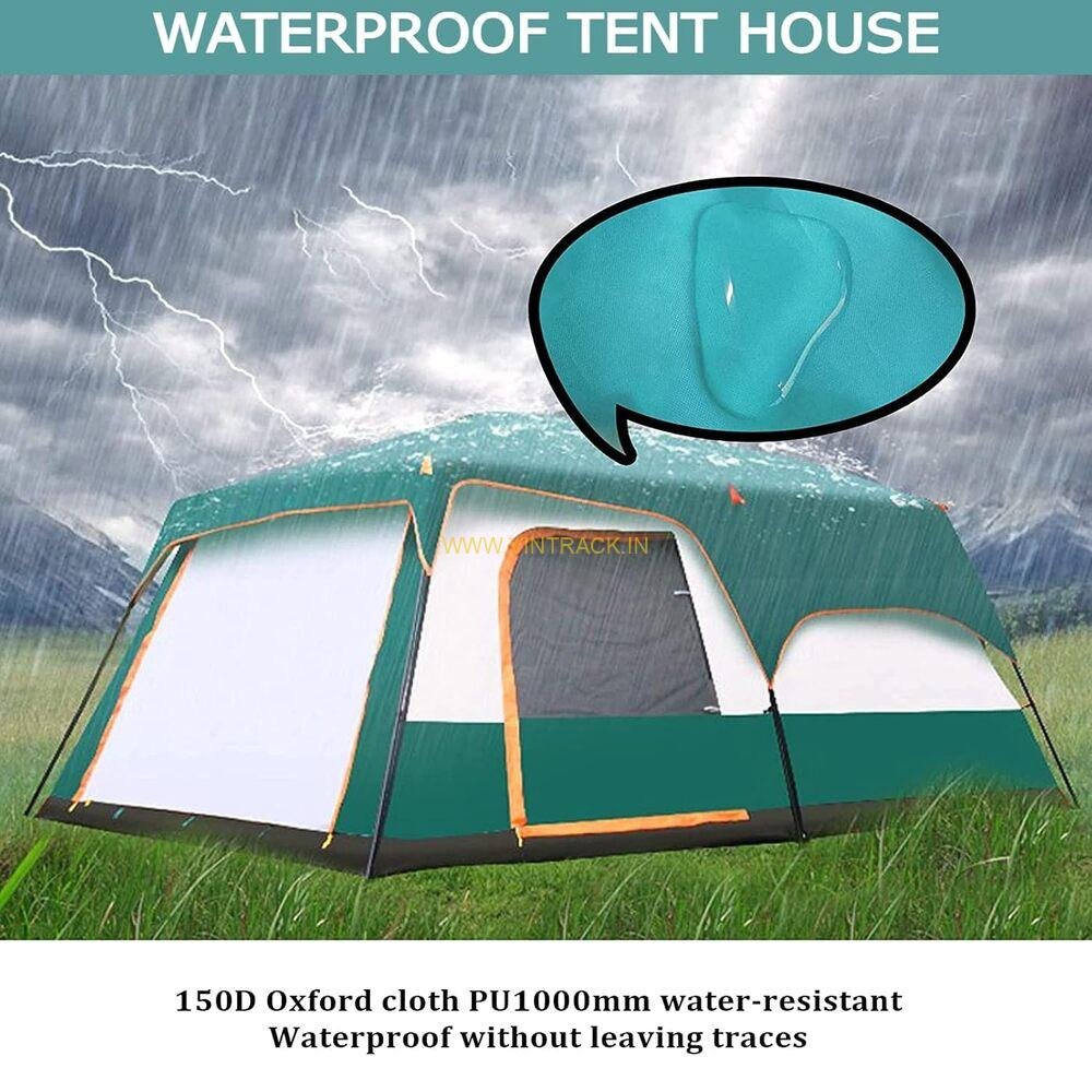 Portable Big Dome Tent House Tent PS191 | 5-9 Person Outdoor Camping Tent (380x260x190 cm) for Hiking, Trekking & Family Adventures - Image 3