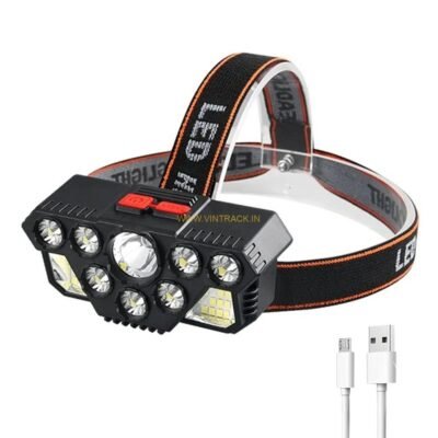 Super Bright COB Headlamp PS-64 | USB Rechargeable LED Headlamp for Camping, Hiking, and Outdoor Use