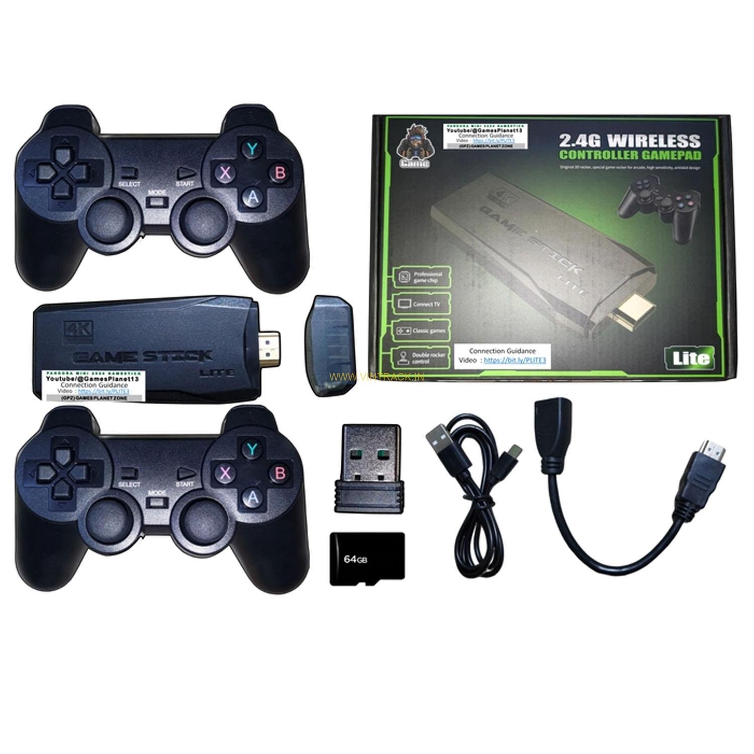2.4g Wireless Gamepad Controller USB Built-in 3000 Classic Wireless Console Limited Edition (Code in the Box - for PC) - Image 2