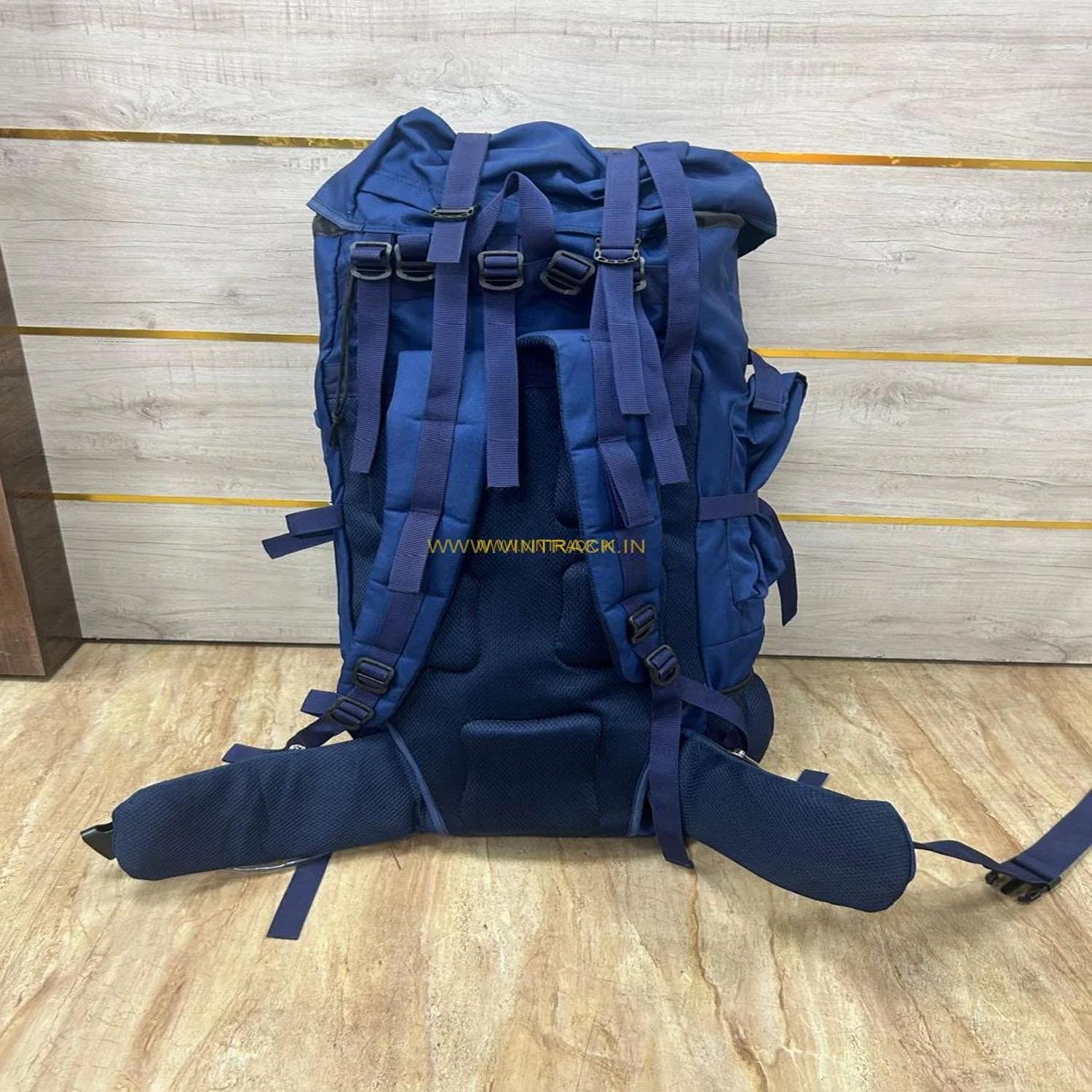 Vintrack (95 L) Pro Metal Frame Rucksack with Detachable Day Pack and Rain Cover for Trekking and Travelling - Image 3