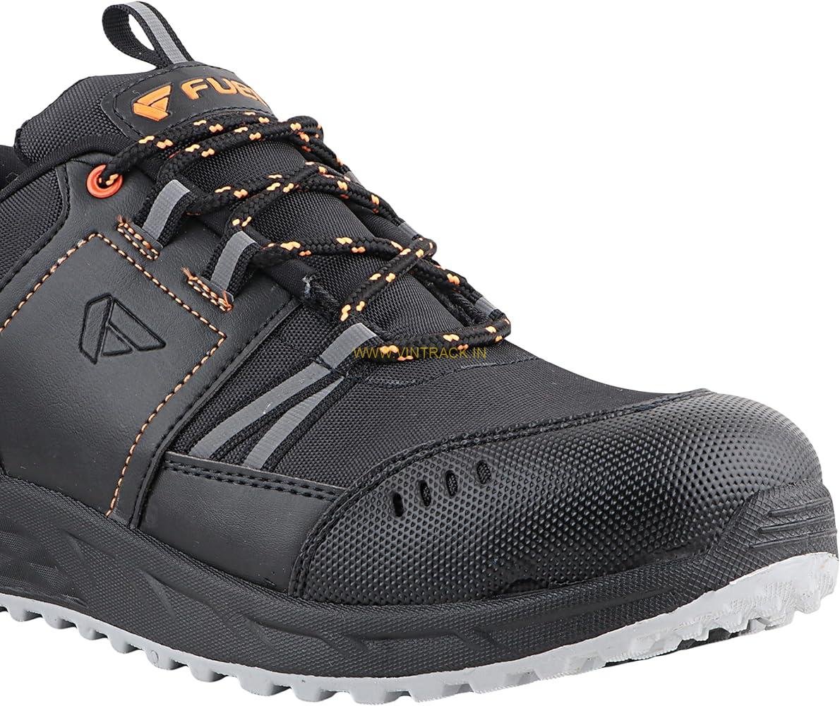 Men’s Safety Shoes – Industrial Work Shoes with Synthetic Upper & PVC Double Density Sole | Coated Polyester Fabric for Heavy-Duty Protection - Image 2