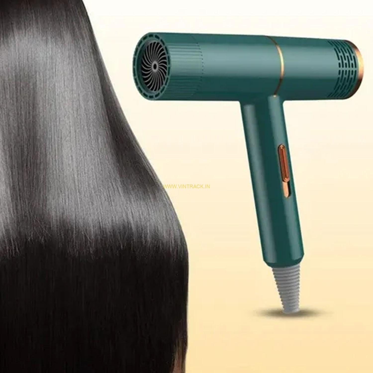 Portable Hair Dryer High-Speed Blow Dryer Fast Drying Low Noise Blow Dryer - Image 2