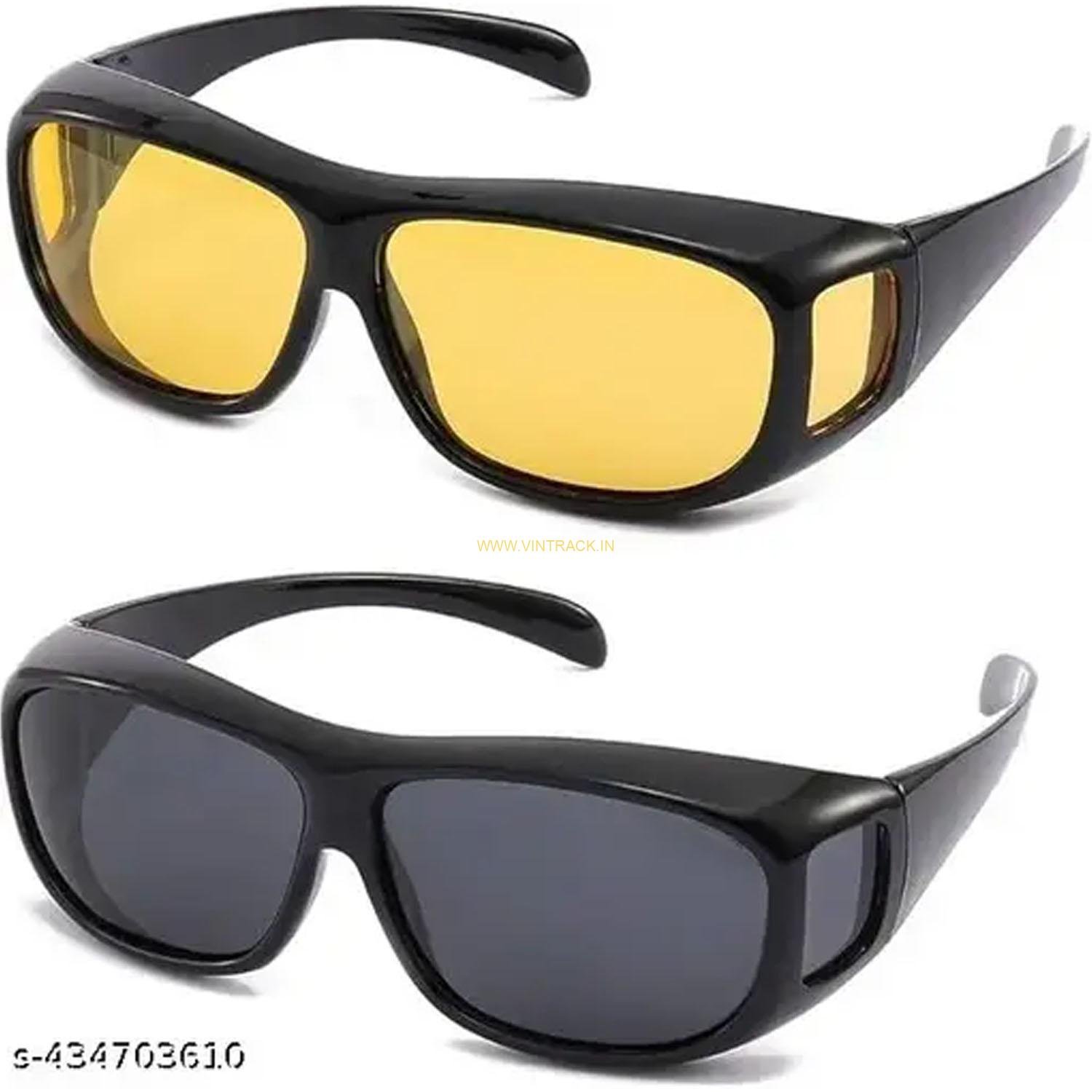 HD Vision Day & Night Glasses – Clear Vision Eyewear for Driving, UV Protection & Anti-Glare