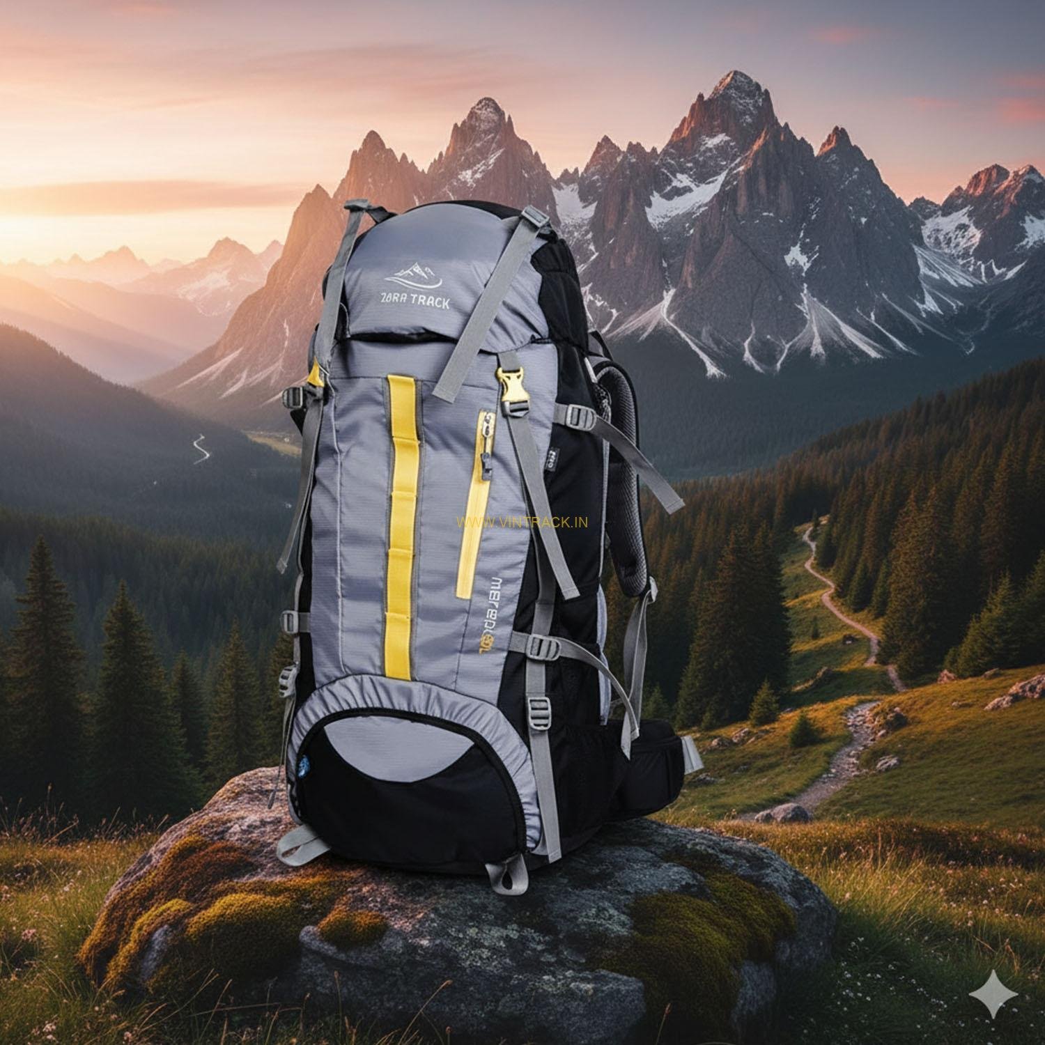 Vintrack Travel Backpack for Sport Camping Hiking Trekking Bag Rucksack - ( 60L, Multicolors ) - Image 4