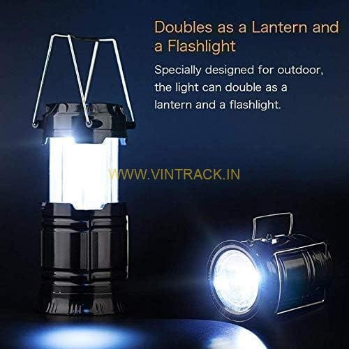 Solar Emergency Light Lantern with USB Mobile Charging | Portable LED Lantern for Camping, Outdoor, Home & Power Cuts - Image 2