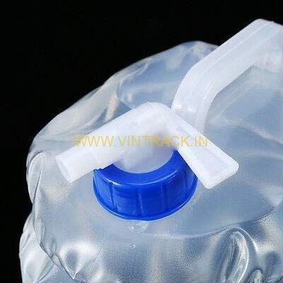 Folding 5L PE Drinking Water Bag | Collapsible Portable Water Storage for Camping, Hiking, Outdoor & Travel - Image 6