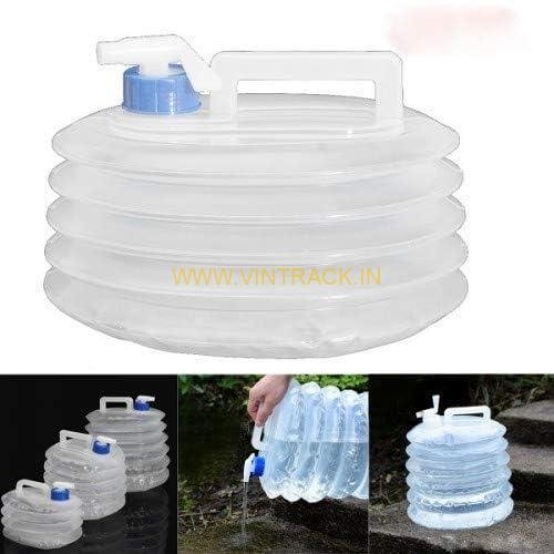 Folding 5L PE Drinking Water Bag | Collapsible Portable Water Storage for Camping, Hiking, Outdoor & Travel - Image 5