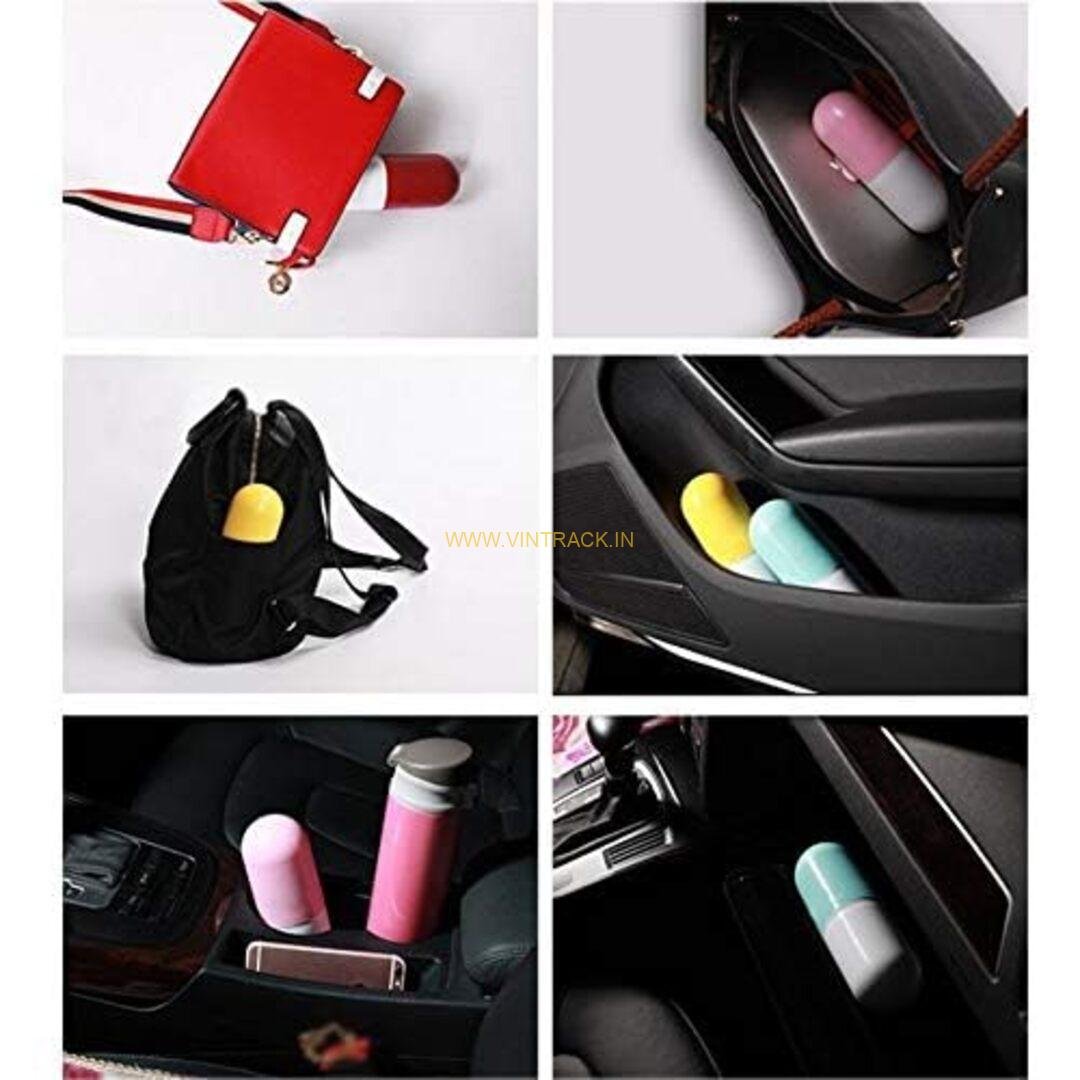 Mini Compact Umbrella – Windproof Travel Umbrella with Sun & Rain Protection and Capsule Case for Easy Storage - Image 5
