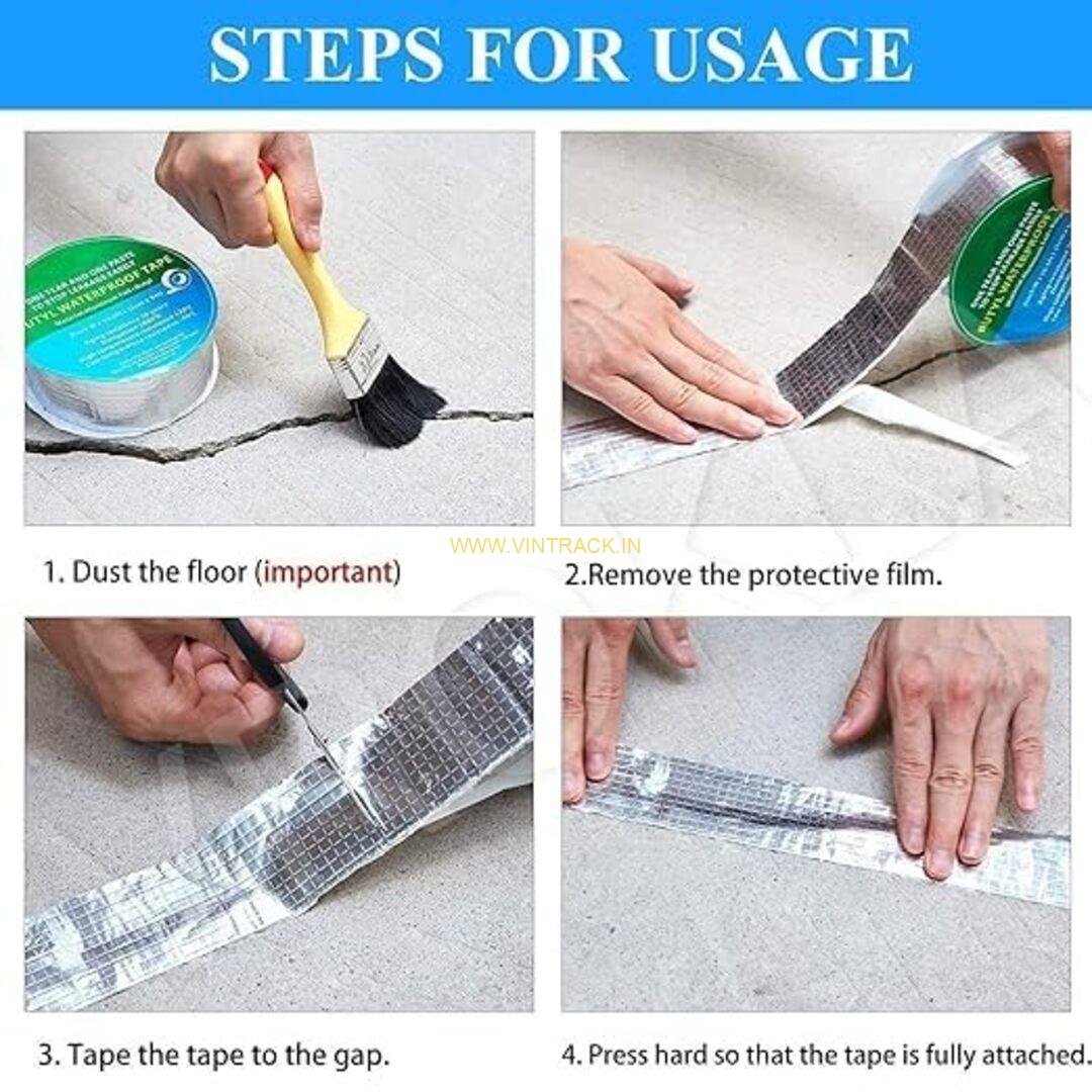 Leakage Repair Waterproof Tape | Strong Adhesive Sealant Tape for Pipes, Roofs, Plumbing & Emergency Repairs - Image 5
