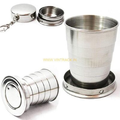 Stainless Steel Glass Set | Durable & Unbreakable Drinking Glasses for Water, Juice & Kitchen Use