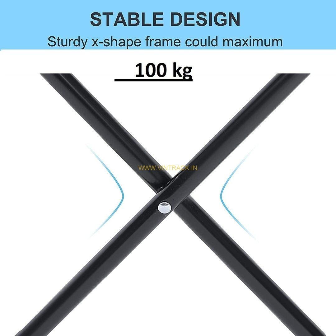 Portable Folding Stool – Lightweight, Compact, Durable Camping & Travel Stool for Outdoor, Trekking, Hiking, Picnic & Fishing - Image 2