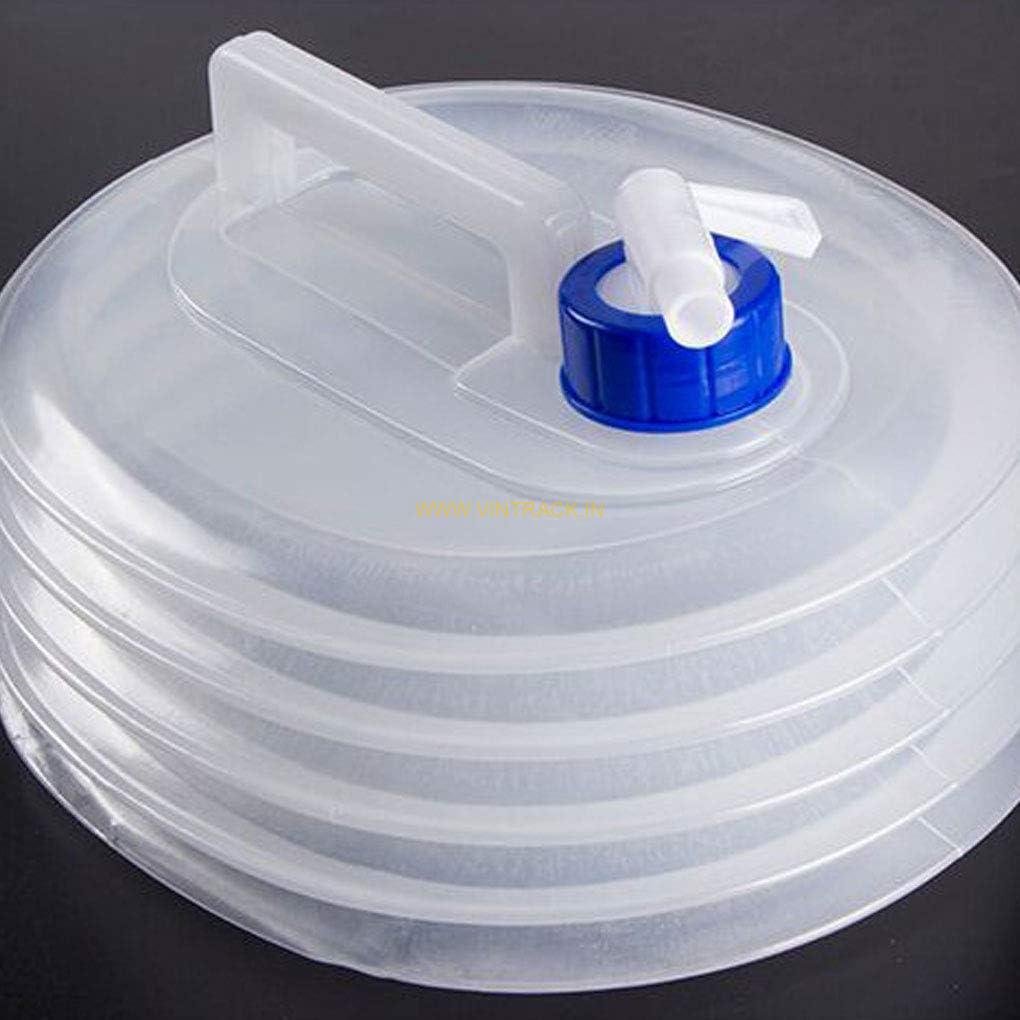Folding 5L PE Drinking Water Bag | Collapsible Portable Water Storage for Camping, Hiking, Outdoor & Travel - Image 3