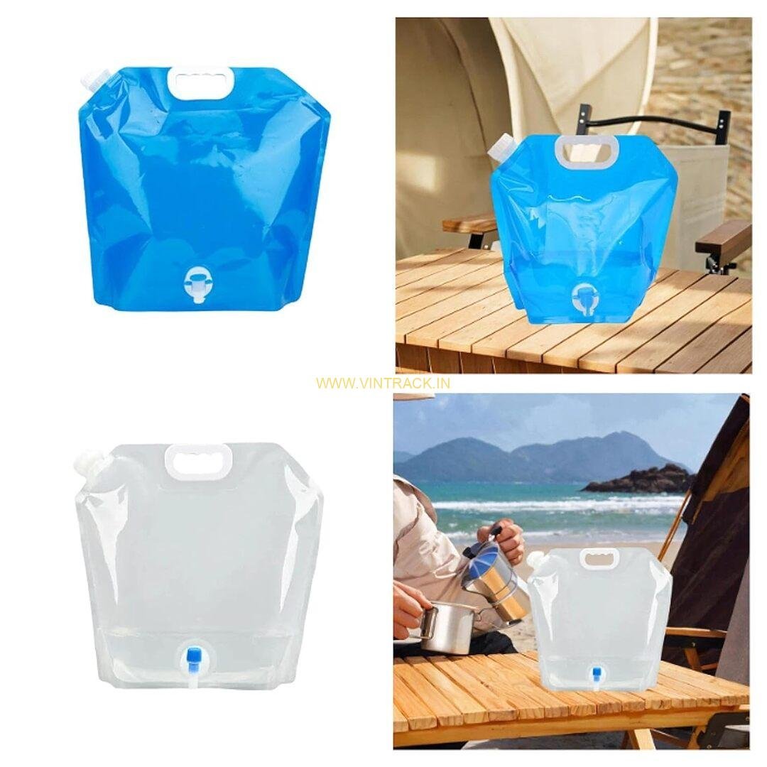 Foldable Portable Water Dispenser with Tap 10 Ltr – Large Capacity Outdoor Water Container for Camping, Hiking, Picnic & Travel - Image 4