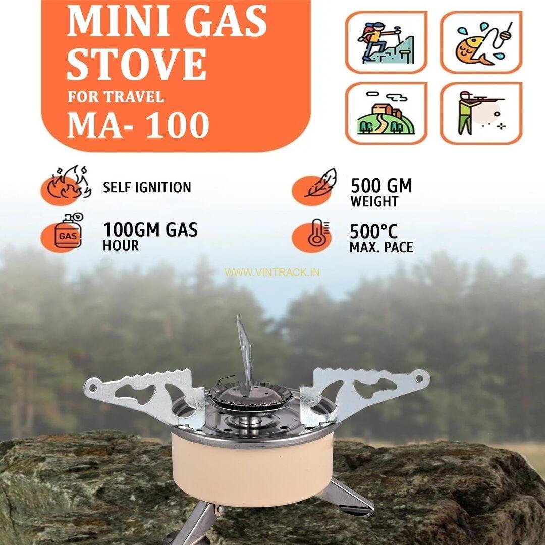 Portable Gas Stove with Pipe – Lightweight Camping Gas Burner for Outdoor Cooking, Hiking, Trekking & Travel - Image 3