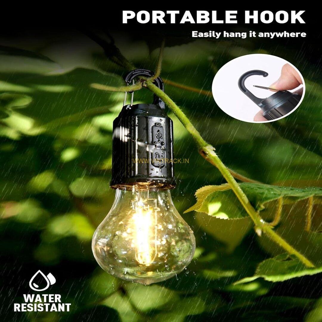 Rechargeable Camping LED Bulb | Portable Waterproof Outdoor Hanging Light for Hiking & Emergency Use - Image 7