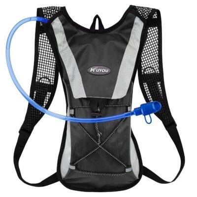Polyester Hydration Bladder Bag Without Water Bottle | Lightweight Backpack Hydration System for Camping, Hiking & Outdoor Activities