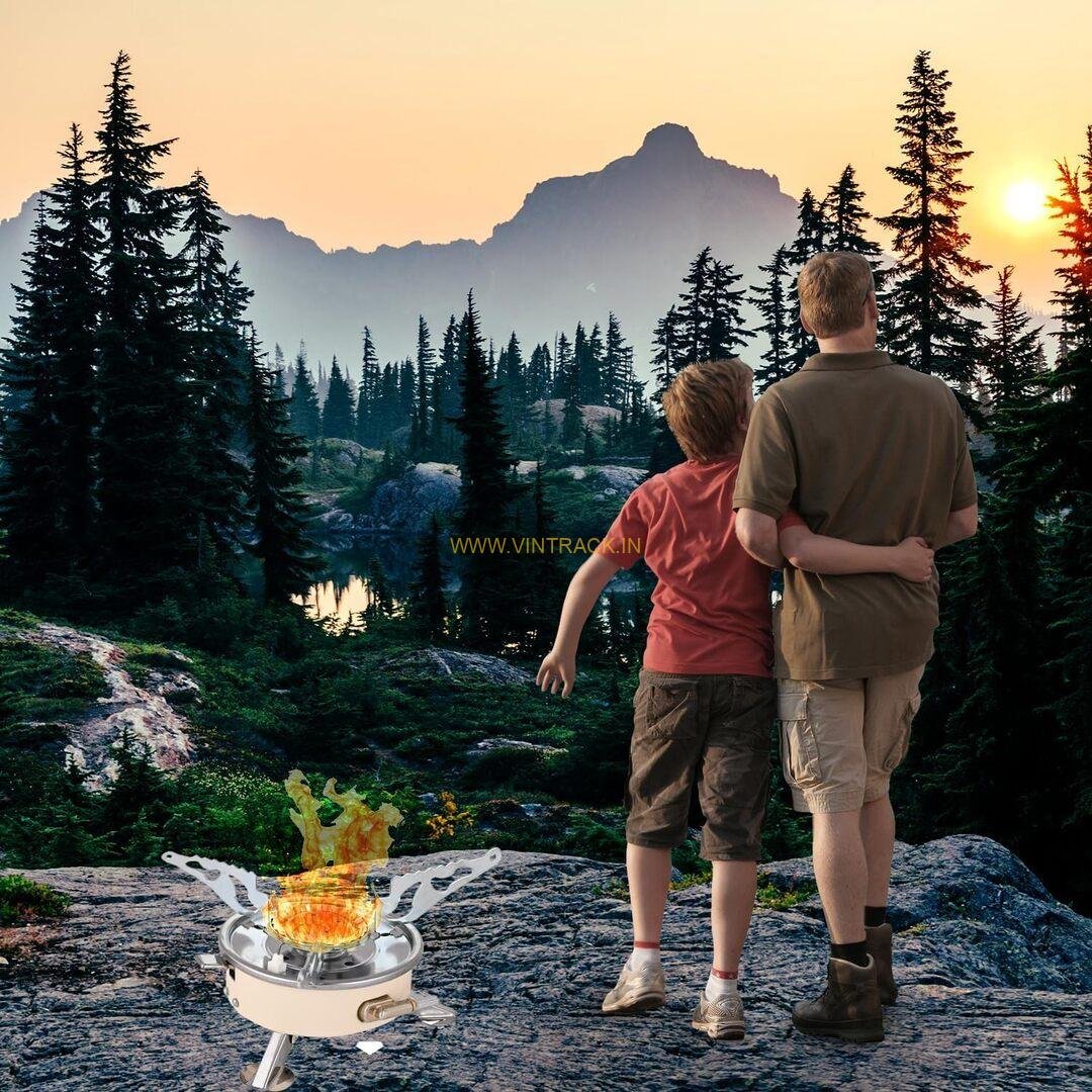 Portable Gas Stove with Pipe – Lightweight Camping Gas Burner for Outdoor Cooking, Hiking, Trekking & Travel - Image 5
