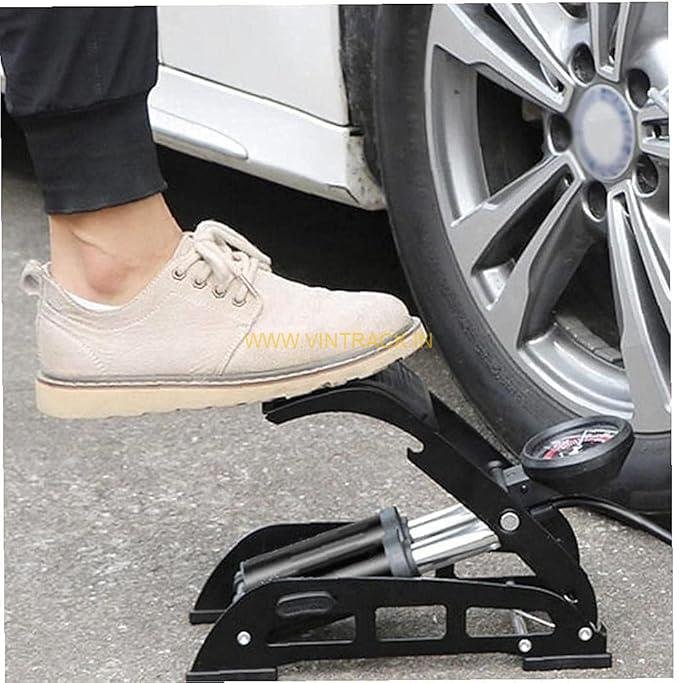 "Foot Air Pump Compressor for Car, Bike, Motorcycle & Bicycle - Portable Tire Inflator for Auto & Bike Maintenance" - Image 3