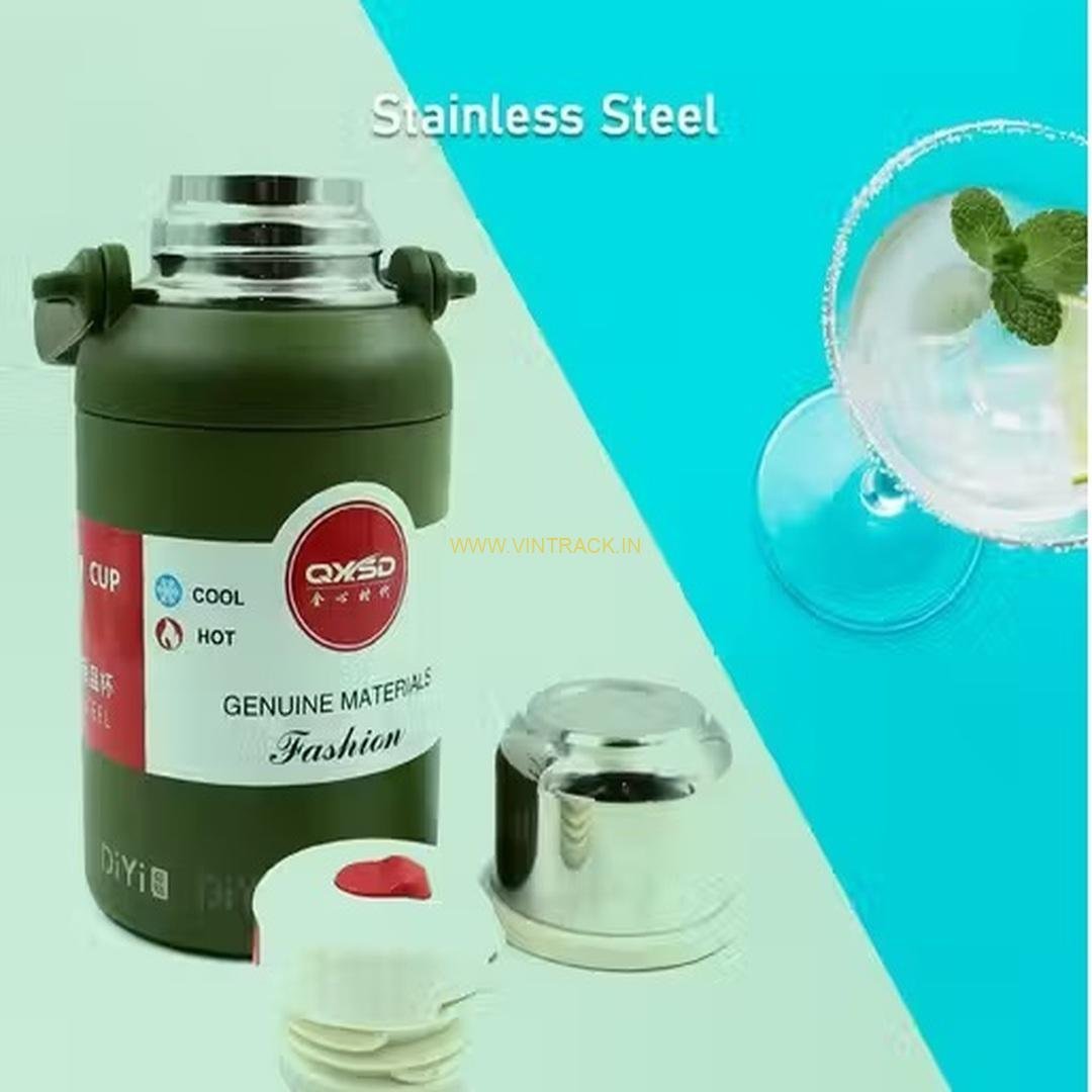 Stainless Steel Vacuum Insulated Water Bottle / Cup – 900ml Leak-Proof Hot & Cold Flask for Tea, Coffee, Travel & Office - Image 5