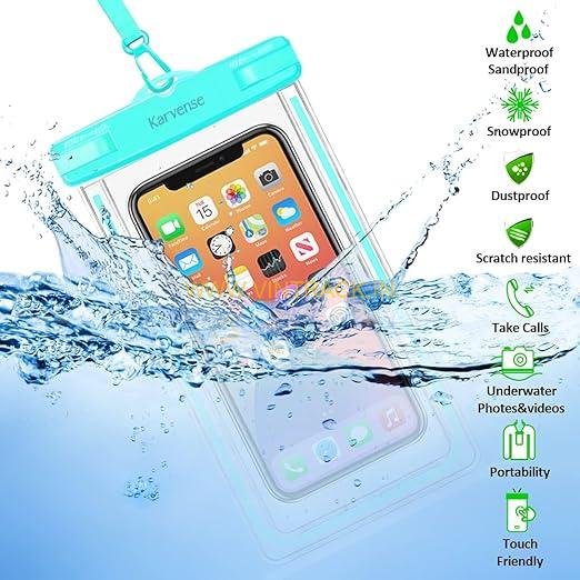 Mobile Pouch Cellphone Case with Rain Protection | Waterproof Phone Cover for Outdoor, Travel, Cycling & Hiking
