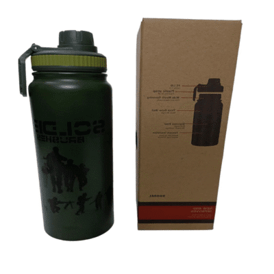 Generic Vacuum Thermos Stainless Steel Bottle 680ml – Hot & Cold Double Wall Insulated Water Bottle for Travel, Office & Gym