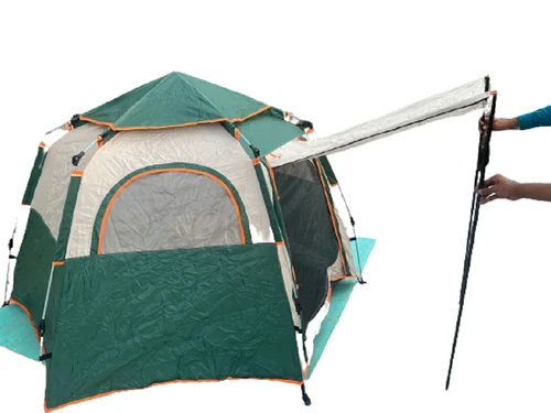 4 Men Automatic Camping Tent – Waterproof & Snowproof Instant Setup Outdoor Tent for Trekking, Hiking & Family Adventure - Image 2