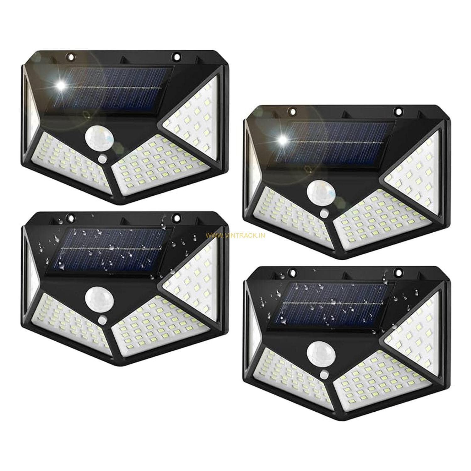 Wall Mounted Solar Motion Sensor Light – Waterproof Outdoor LED Light for Garden, Gate & Pathway (Pack of 1)