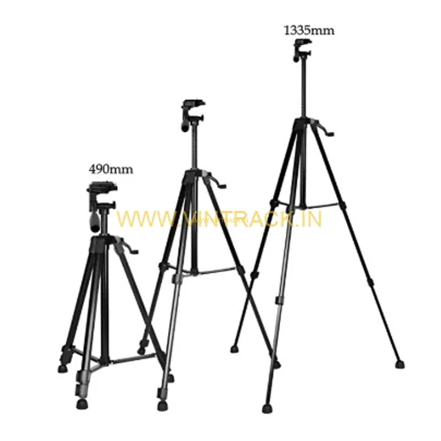 3301 Multi-Functional Professional Lightweight Portable Tripod Stand For Mobile Phones And Cameras