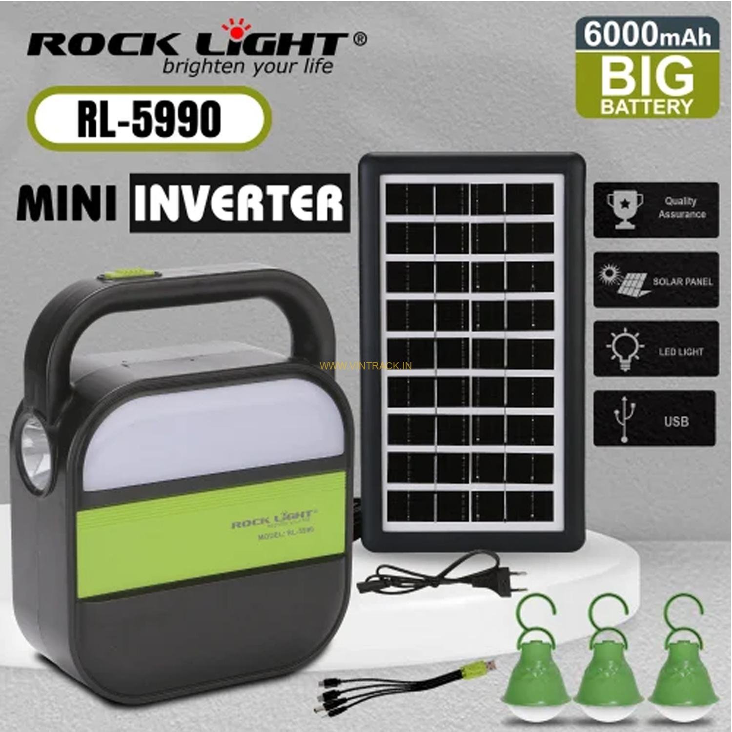 Rock Light RL-6290 | Mini Solar Inverter LED Tube - Image 5