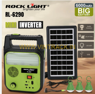 Rock Light RL-6290 | Mini Solar Inverter LED Tube