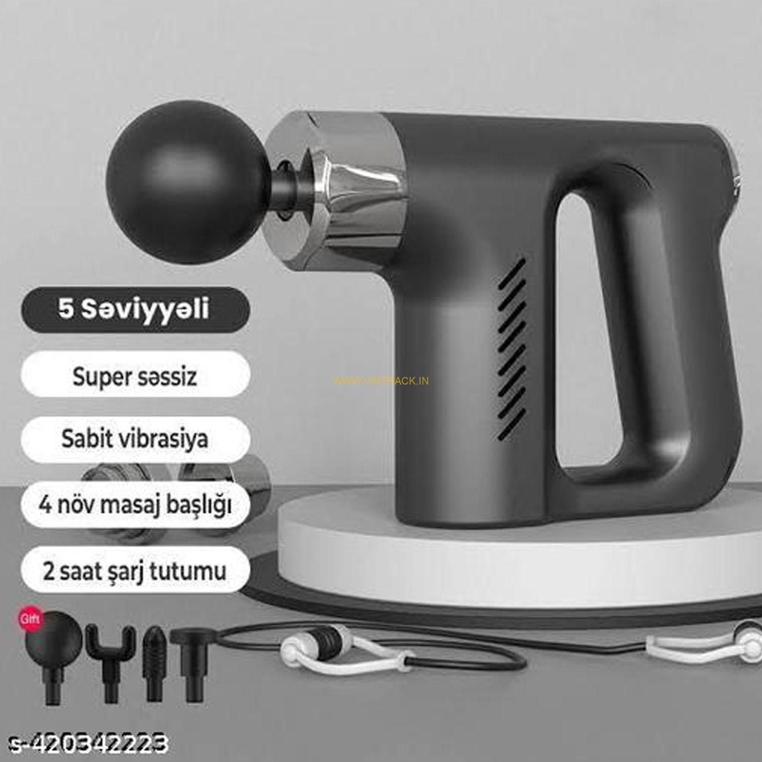 Deep Tissue Massage Gun for Pain Relief – Portable Percussion Massager with 6 Heads & 30 Speed Levels - Image 2