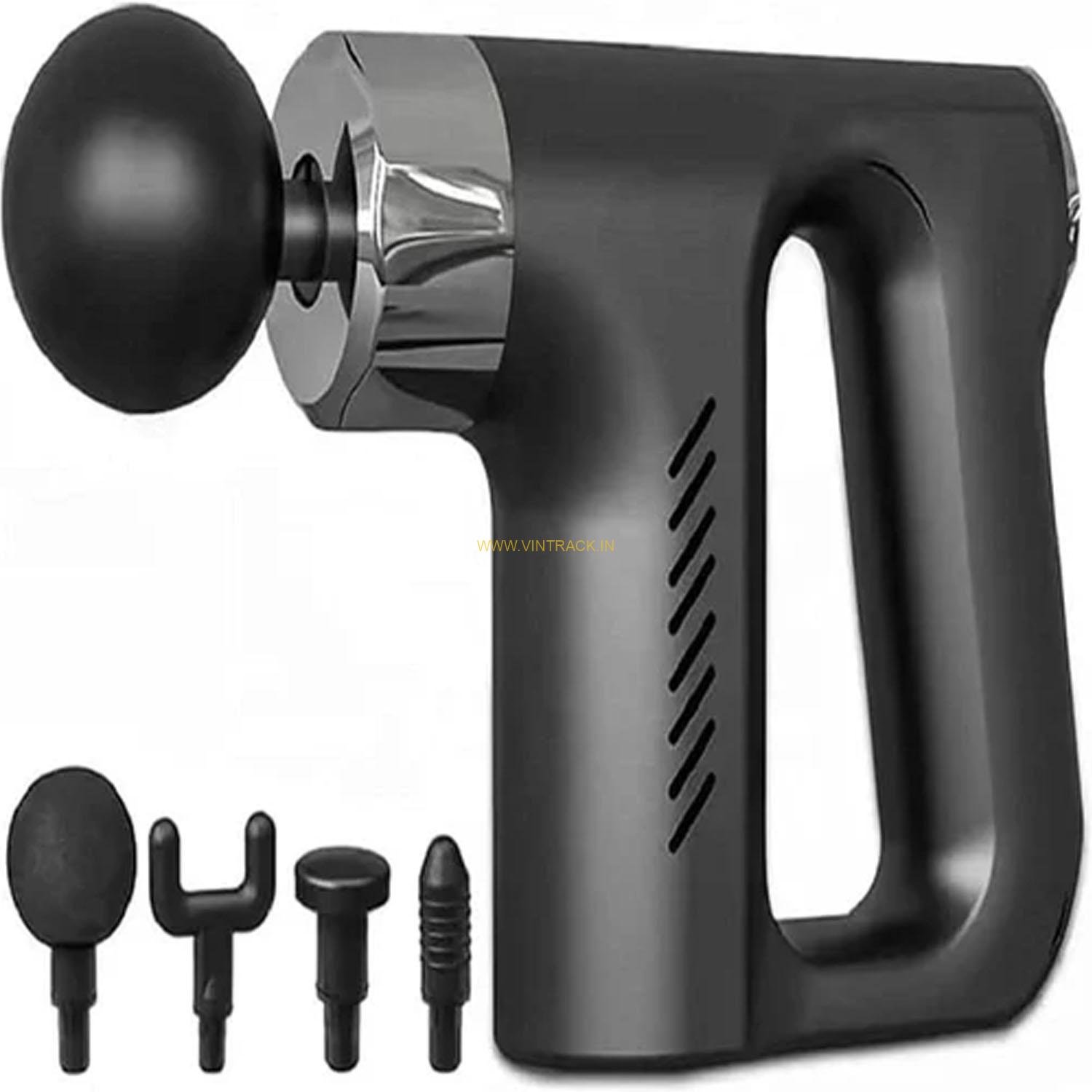 Deep Tissue Massage Gun for Pain Relief – Portable Percussion Massager with 6 Heads & 30 Speed Levels - Image 3