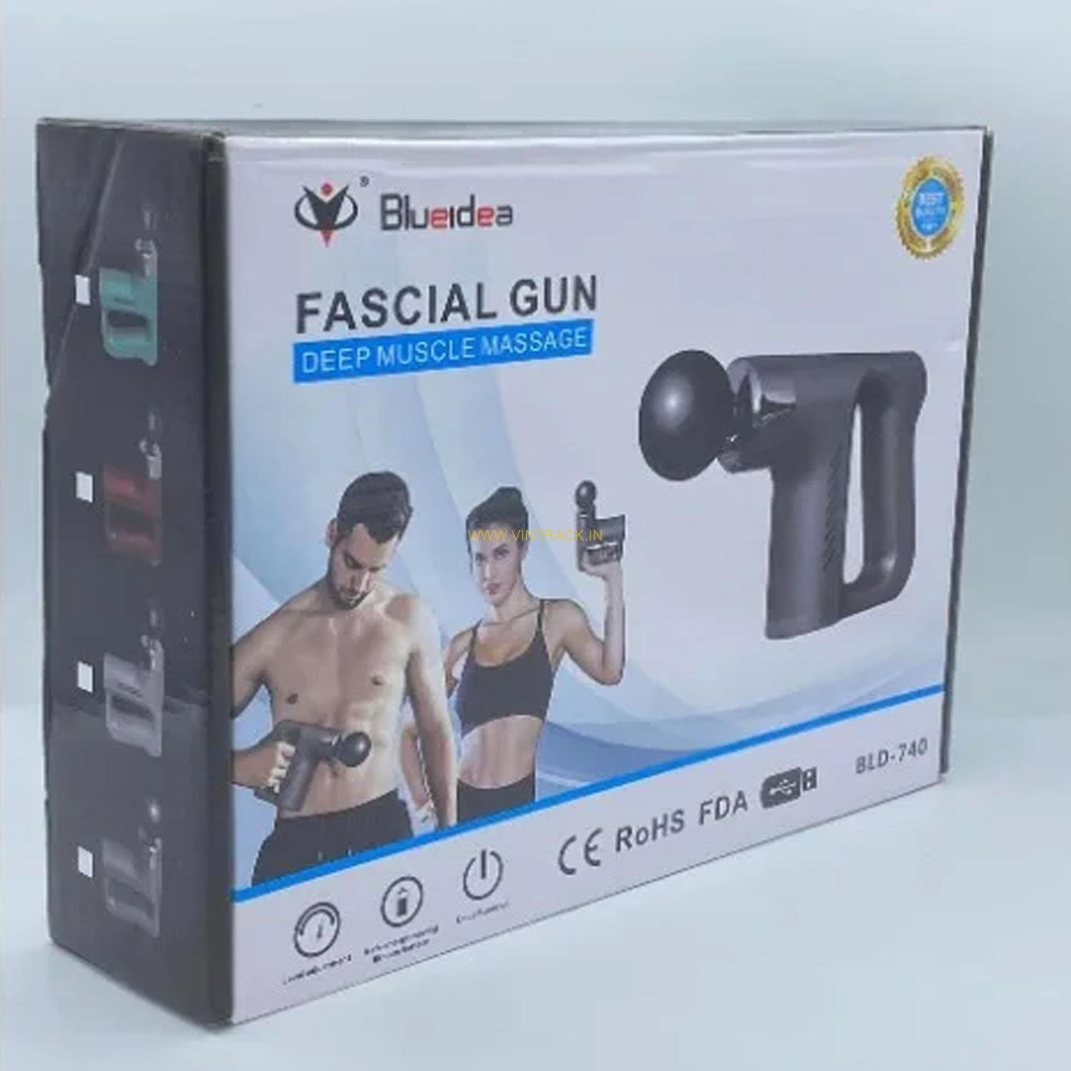 Deep Tissue Massage Gun for Pain Relief – Portable Percussion Massager with 6 Heads & 30 Speed Levels - Image 4
