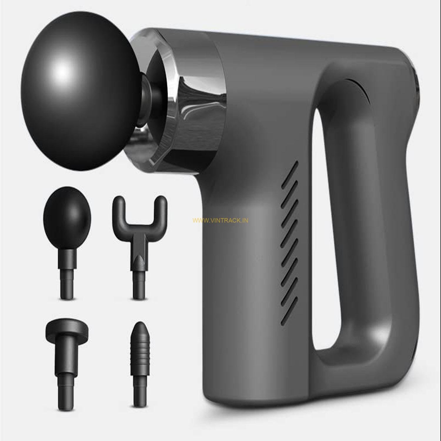 Deep Tissue Massage Gun for Pain Relief – Portable Percussion Massager with 6 Heads & 30 Speed Levels - Image 5