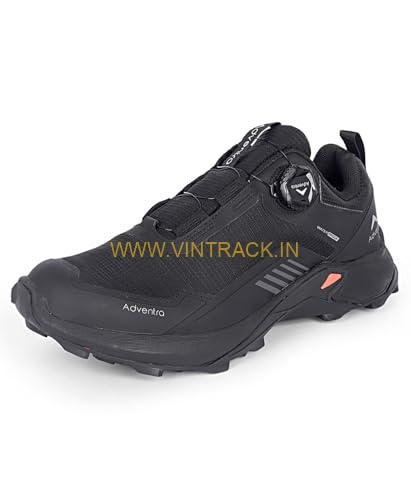 Buy ADVENTRA Edge Low Ankle Outdoor Trekking Shoes, Waterproof Hiking Shoes for Men, Multicolor Rubber, Mid-Top Style with Ultra Grip Sole