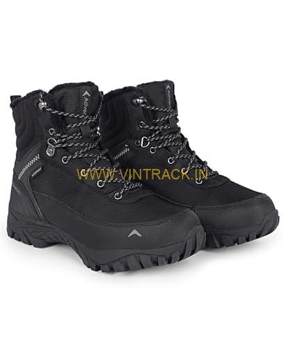 Buy ADVENTRA Men's Edge ET 1101 Waterproof Hiking Boots, Mid-Top, Round Toe, Black, Mountain Trekking with Grip Sole - Image 6