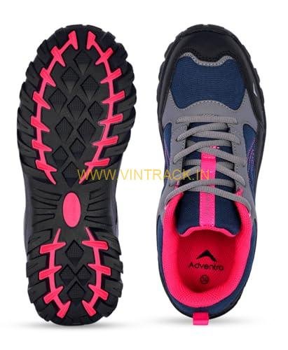 Buy ADVENTRA Women's Low Ankle Hiking Shoes - EH 500 | Non-Slip, Lightweight Trail Shoes for Outdoor Trekking & Walking Multicolor (UK Footwear Size System, Adult, Men, Numeric, Medium, 4) - Image 4