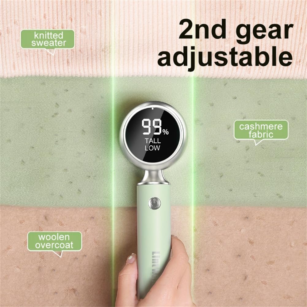 Electric Lint Remover for Clothes Bobble Remover Sweater/Pill/Furniture Defuzzer with LED Smart Display - Image 3