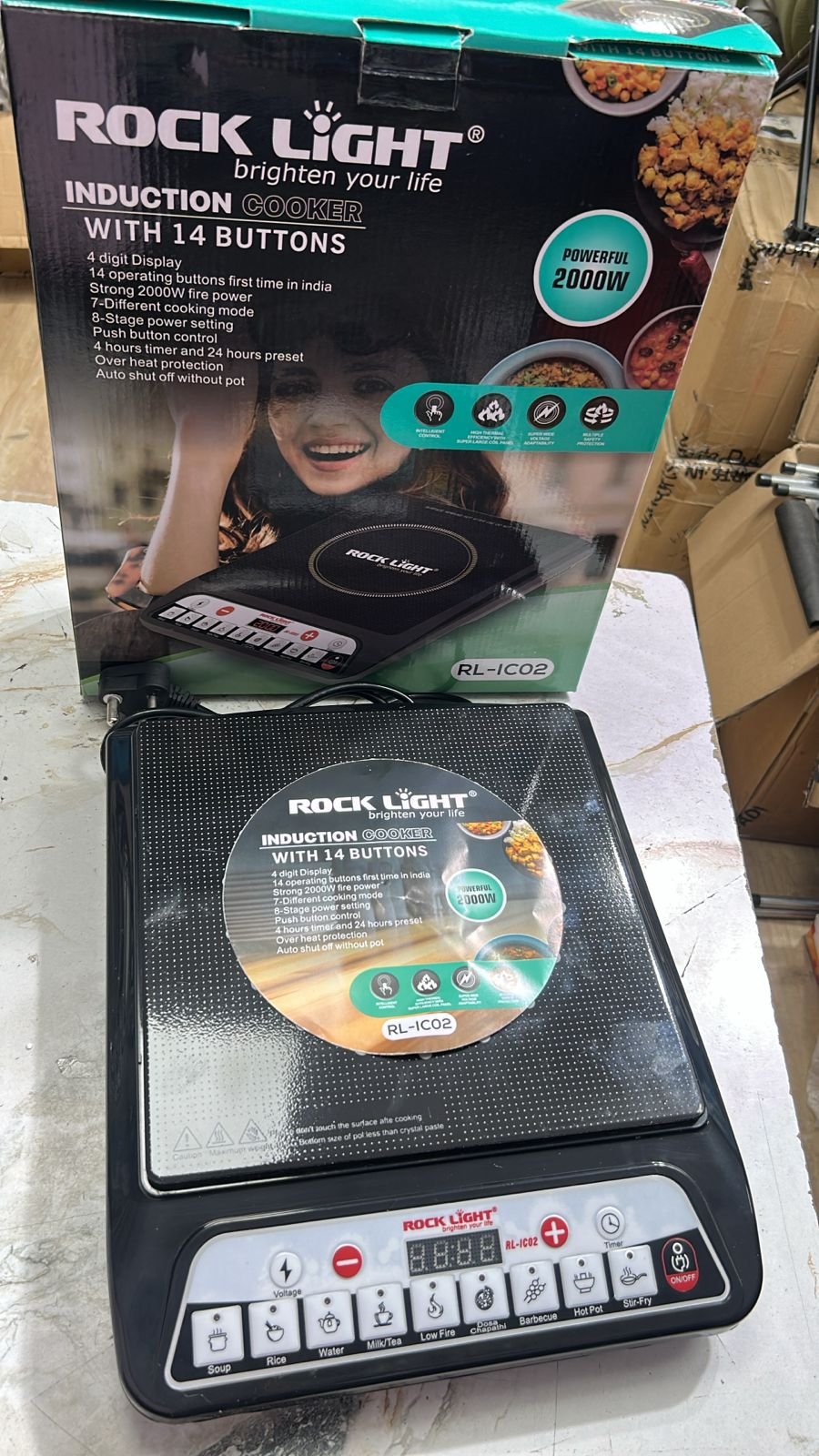 Induction Cooktop Rock Light induction chulha