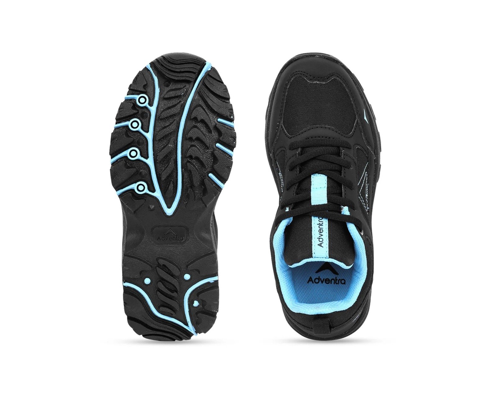 Kids Low-Top Hiking Shoes with Anti-Skid Rubber Sole (EH500) Black - Image 3